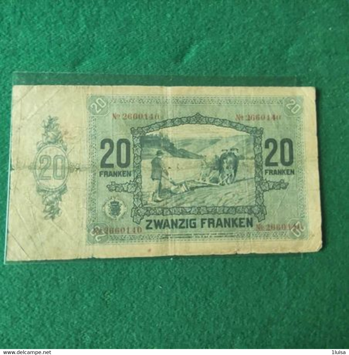 LUSSEMBURGO 20 FRANCS - Luxembourg