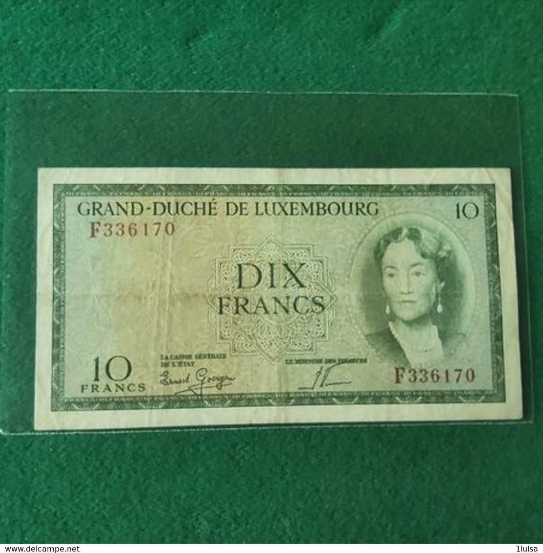 LUSSEMBURGO 10 FRANCS 1944 - Lussemburgo