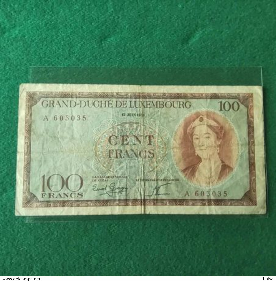 LUSSEMBURGO 100 FRANCS 1963 - Lussemburgo