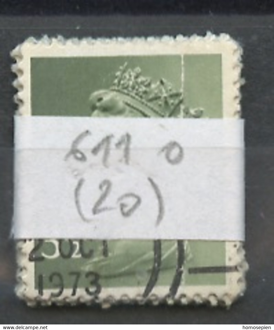 Grande Bretagne - Great Britain - Großbritannien Lot 1970-80 Y&T N°611- Michel N°567 (o) - Lot De 20 Timbres - Fogli Completi