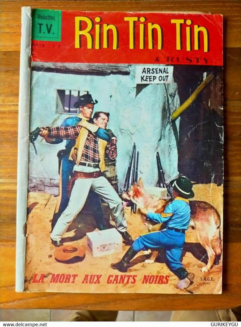 RINTINTIN Et RUSTY N° 93 Vedettes TV SAGE La Mort Aux Gants Noirs 1967 SCIUSCIA - Sagédition