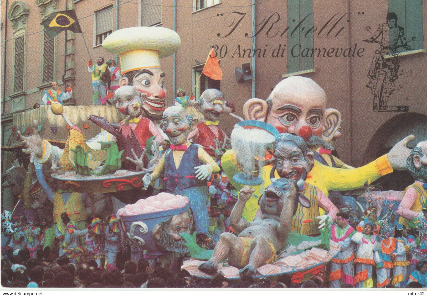 324-Carnevale Di CENTO-Ferrara-1994-Carneval-Carnival-Karneval-Bollo Speciale Figurato. - Carnaval