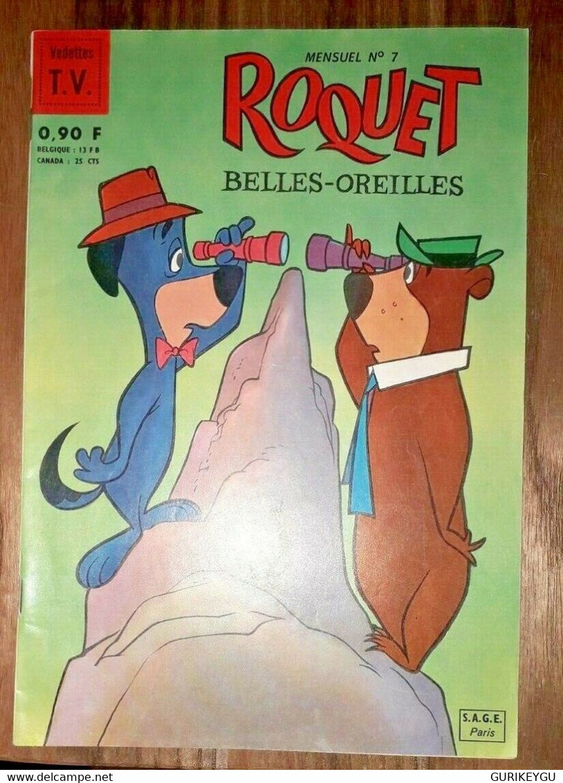 ROQUET Belles Oreilles N° 7 NEUF Vedettes TV YOGI Pixie Les Pierrafeu SAGE 1964 - Sagédition