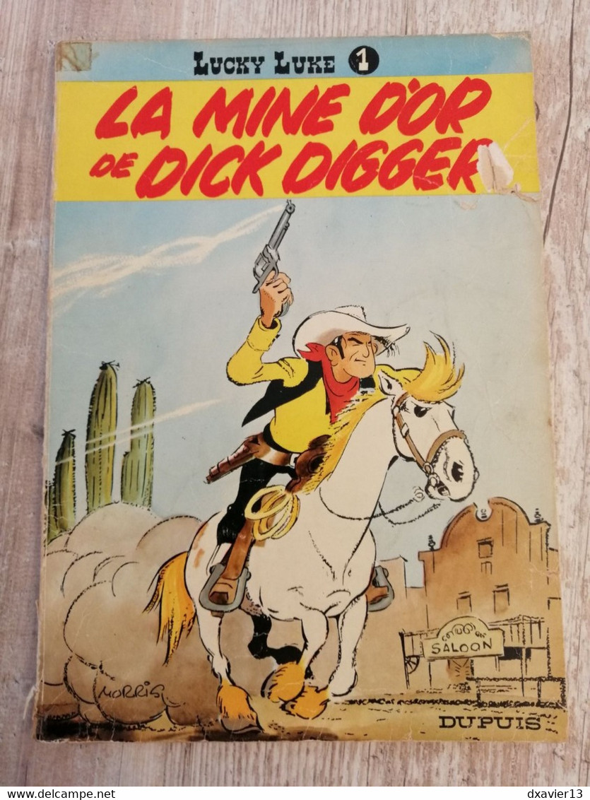 Bande Dessinée - Lucky Luke 1 - La Mine D'Or De Dick Digger (1969) - Lucky Luke