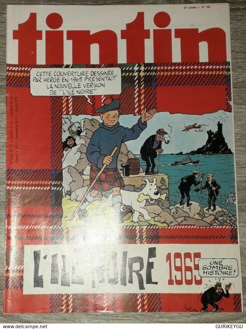 TINTIN N° 180 Cubitus COMANCHE Story Poster ALAIN CHEVALLIER Annie CORDY 1979 - Sagédition