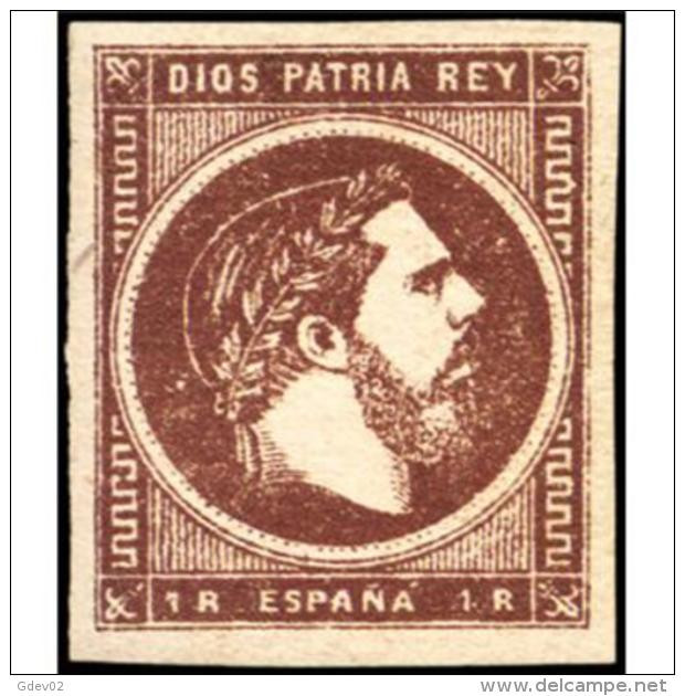 ES160SASF.-LFTESREG.España.Spain. Espagne.REY CARLOS Vll.VASCONGADAS Y NAVARRA .1875.(Ed 161**)  S/c - Unused Stamps