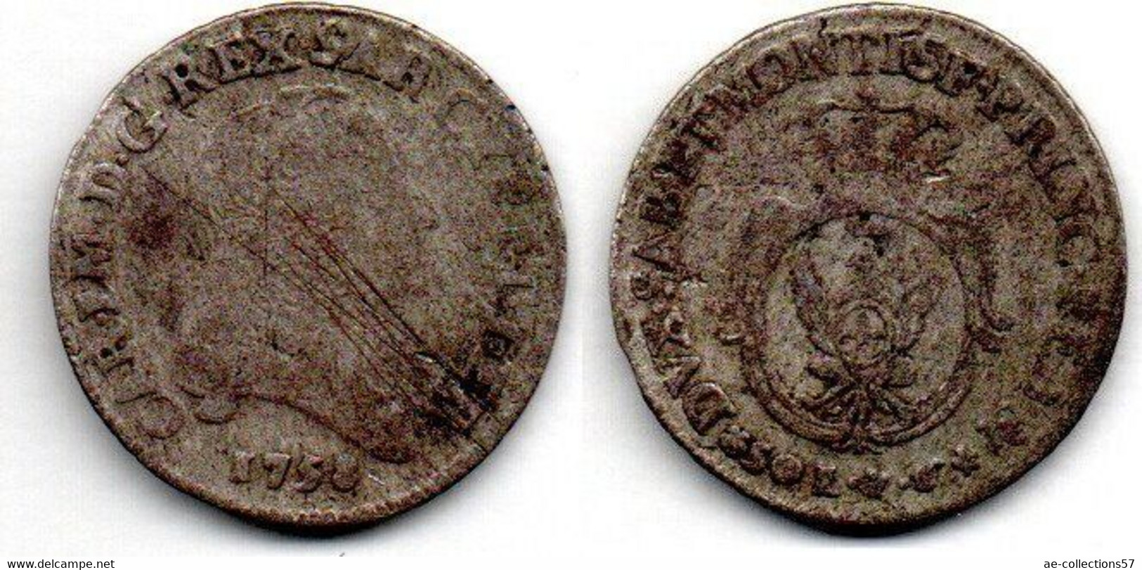 Sardaigne  7.6 Soldi 1758 B - Piémont-Sardaigne-Savoie Italienne