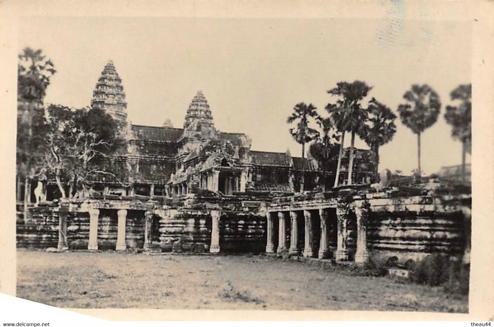 ¤¤  -  CAMBODGE  -   Cliché Du Temple D'ANGKOR En Novembre 1948   -  Voir Description       -  ¤¤ - Kambodscha