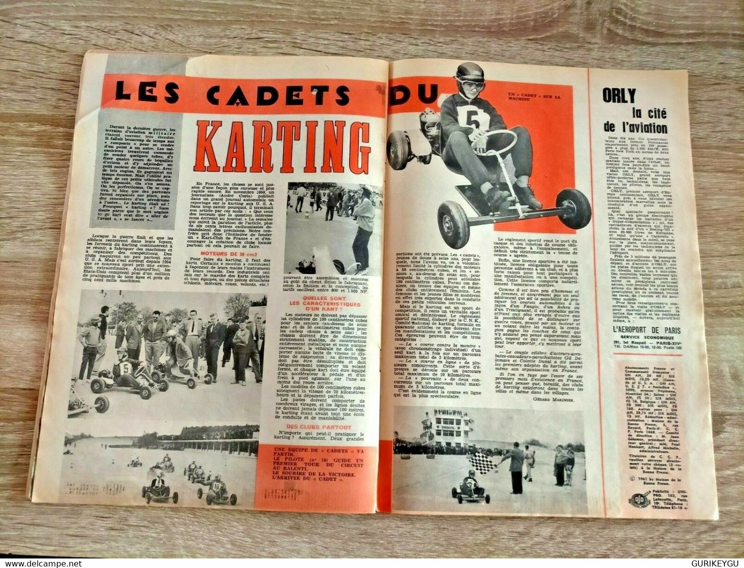 BERNADETTE N° 5 KARTING Soeur LEDUC MOUTACHE Et TROTTINETTE Calvo 14/05/1961 - Sagédition