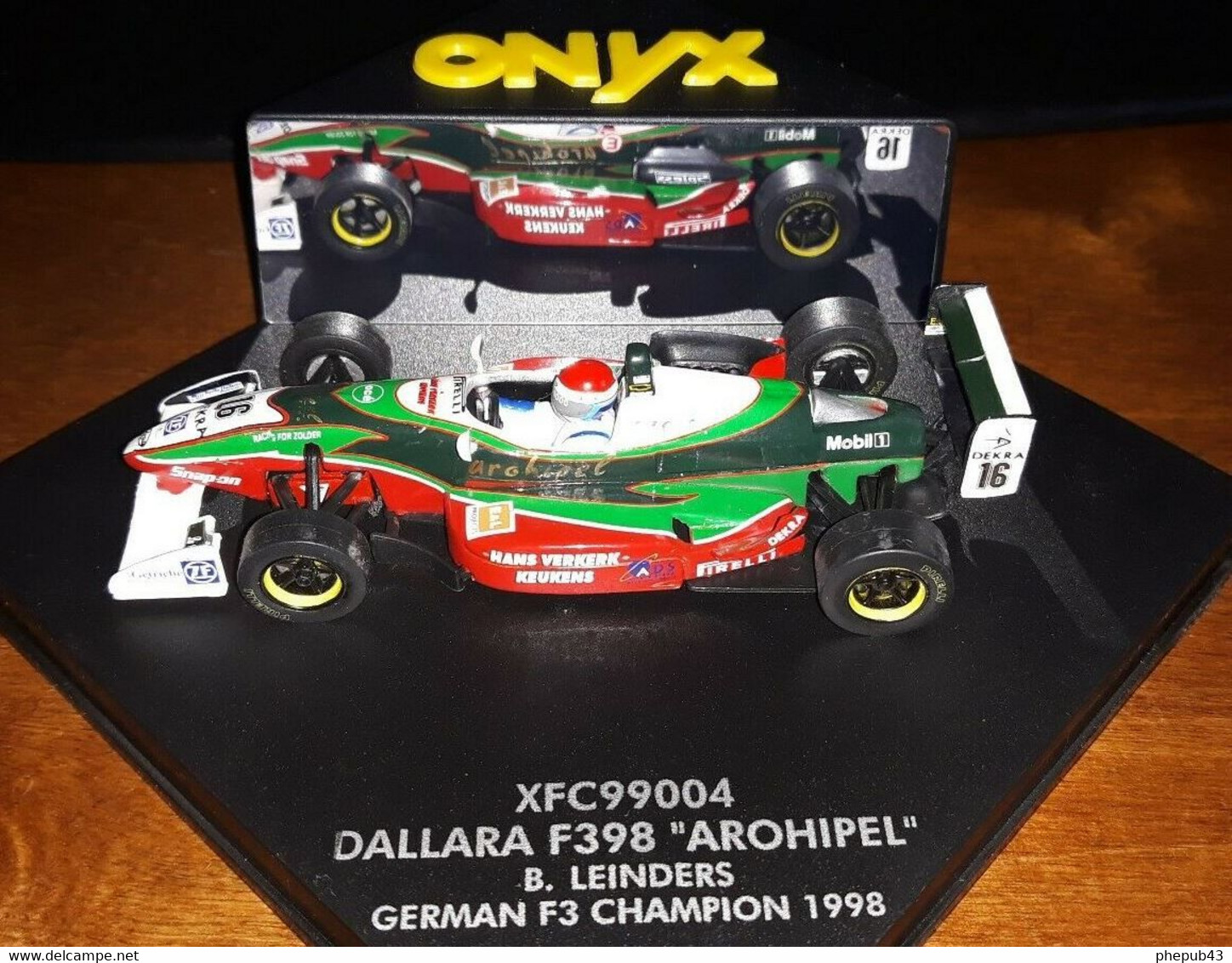 Dallara F398 - Bas Leinders - Champion FIII Allemagne 1998 #16 - Onyx - Onyx