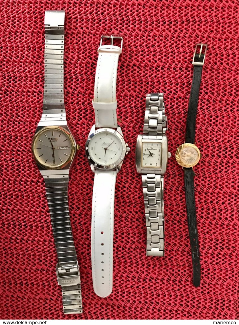 LOT 4 MONTRES DIVERSES - Watches: Modern