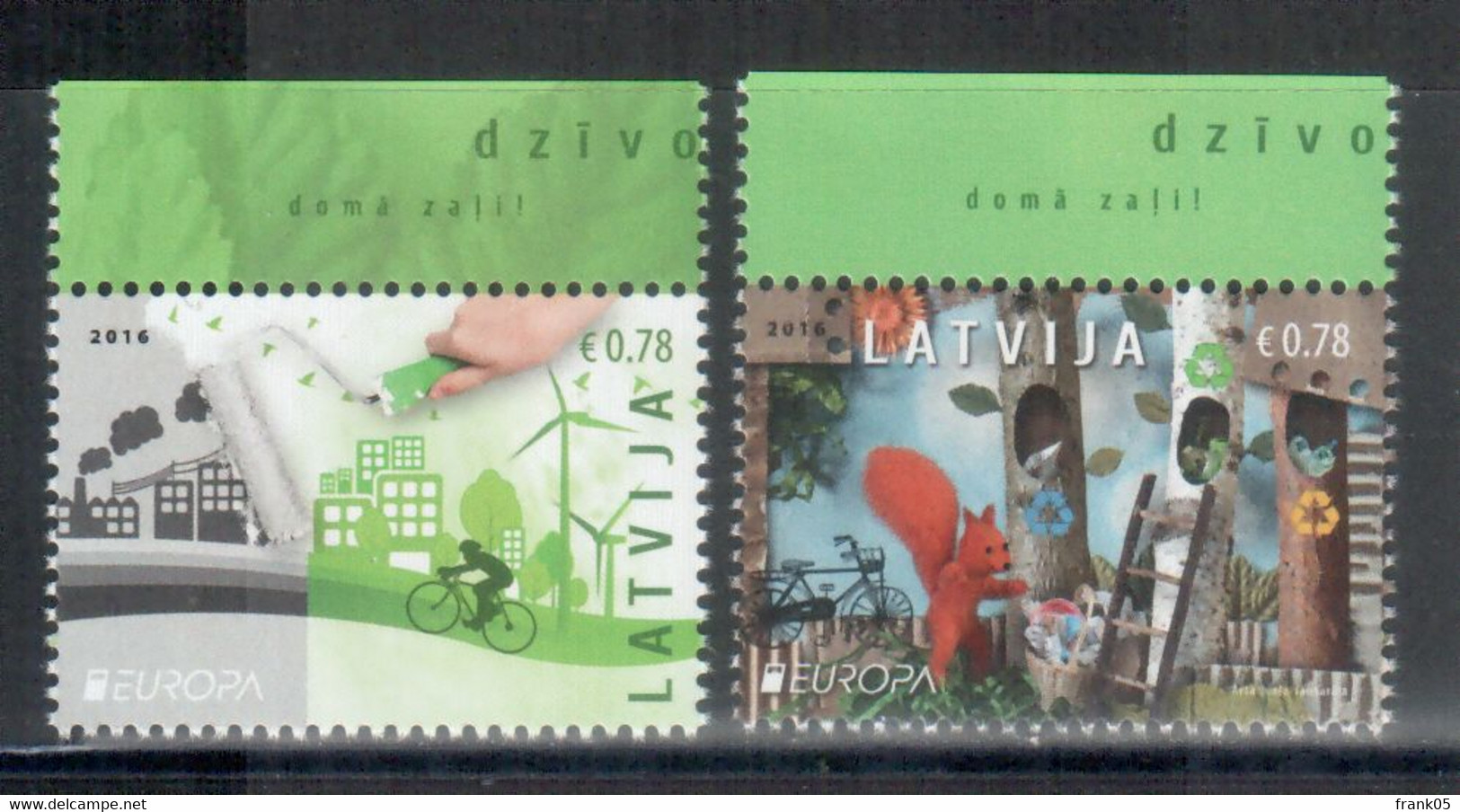 Lettland / Latvia / Lettonie 2016 Satz/set EUROPA ** - 2016