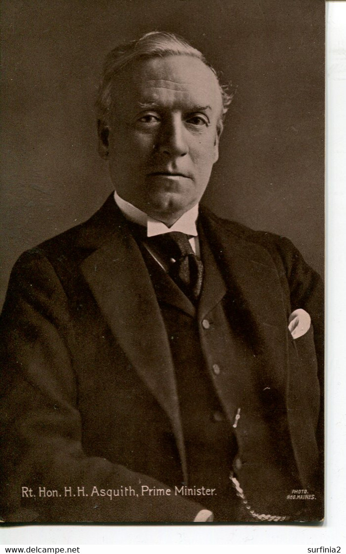 POLITICAL -  RT HON. H H ASQUITH PM   Pol13 - People