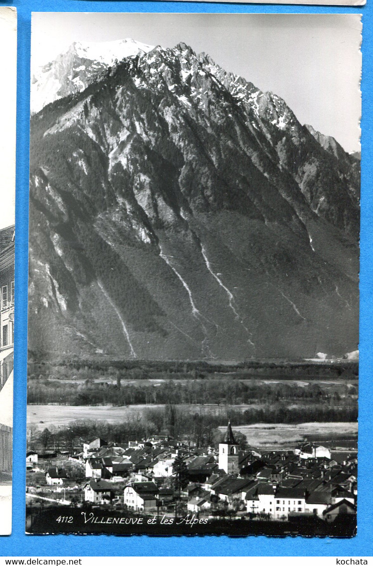 FEL1504, Villeneuve Et Les Alpes, 4112, O. Sartori, Non Circulée - Villeneuve