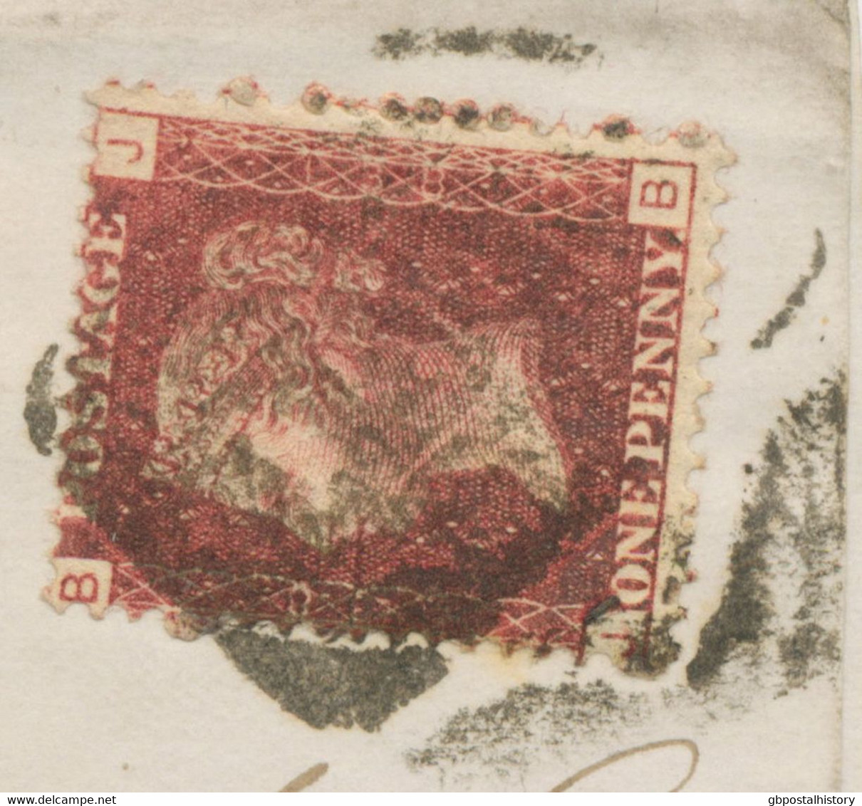 GB „159“ Scottish Numeral (GLASGOW) On Very Fine Wrapper „Per Book Post“ With QV 1d Red Plate 138 (JB) To HAMBURG - Covers & Documents