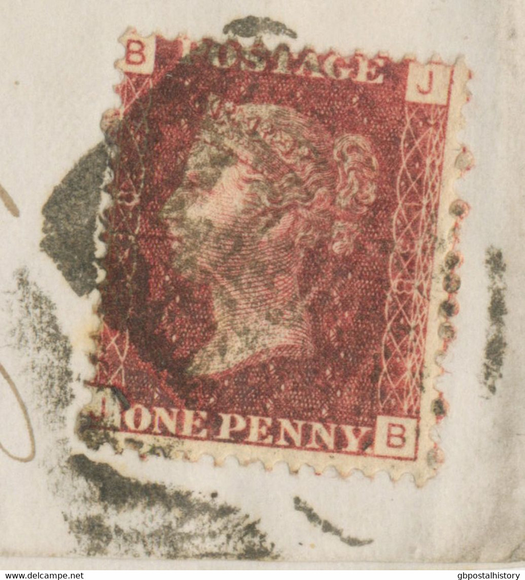 GB „159“ Scottish Numeral (GLASGOW) On Very Fine Wrapper „Per Book Post“ With QV 1d Red Plate 138 (JB) To HAMBURG - Lettres & Documents