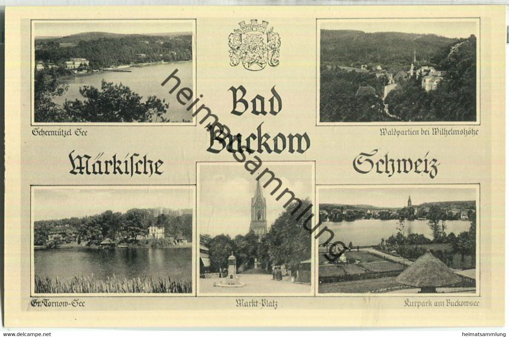 Bad Buckow - Foto-Ansichtskarte - Verlag W. Meyerheim Berlin 30er Jahre - Buckow