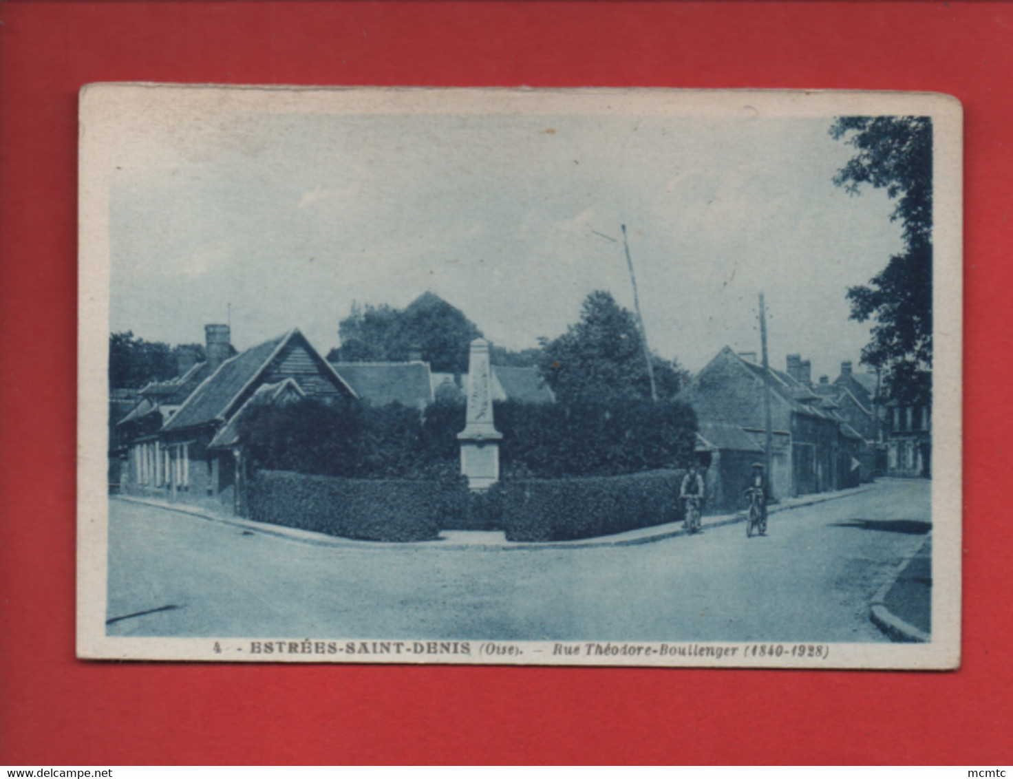 CPA - Estrées Saint Denis -(Oise) - Rue Théodore Boullenger ( 1840-1928) - Estrees Saint Denis