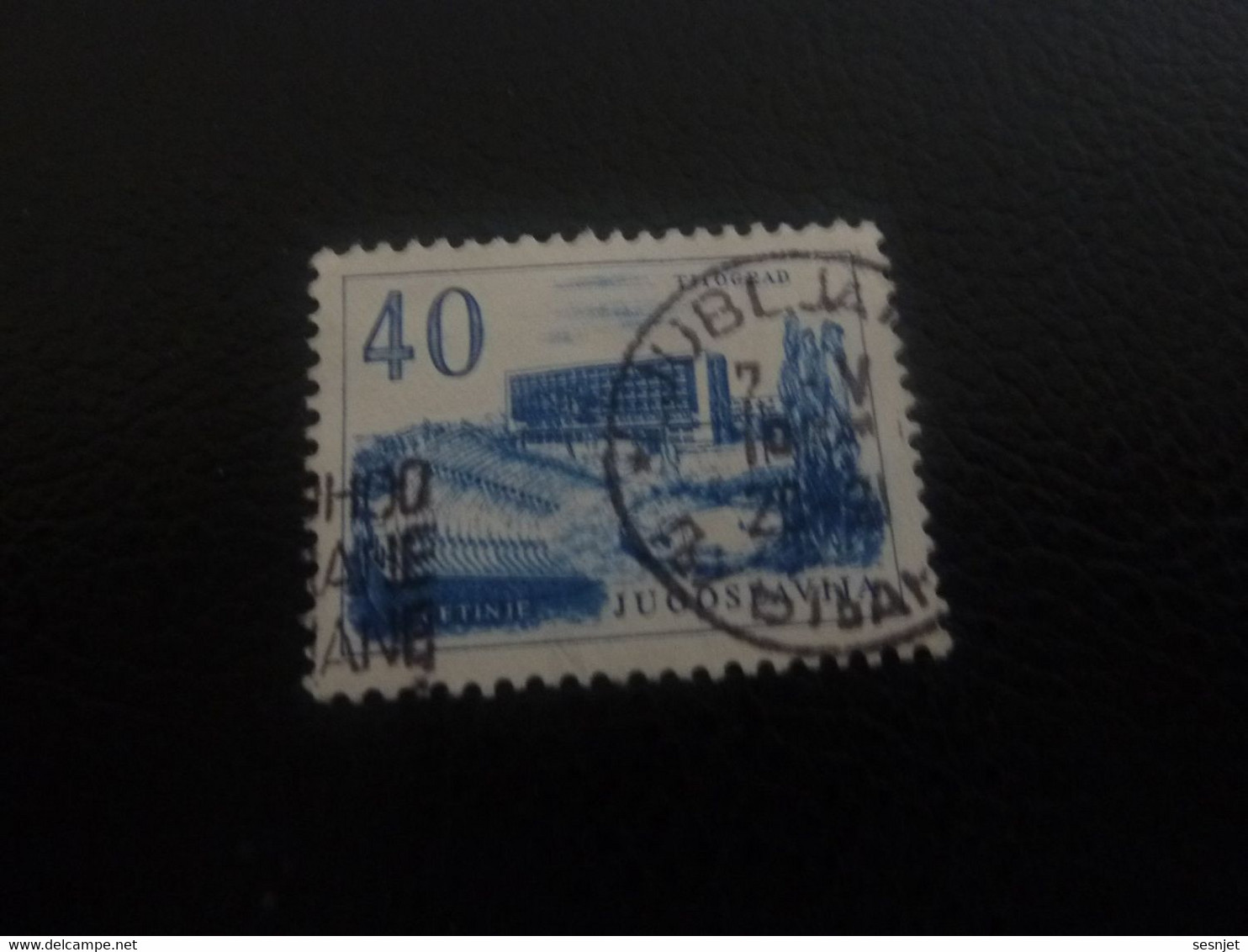 Jugoslavija - Titograd - Cetinie - Val 40 - Bleu - Oblitéré - - Used Stamps