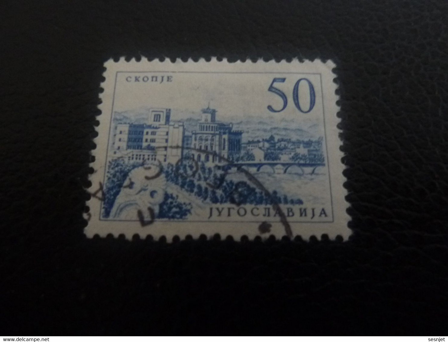 Jugoslavija - Ckonje - Val 50 - Bleu - Oblitéré - - Used Stamps