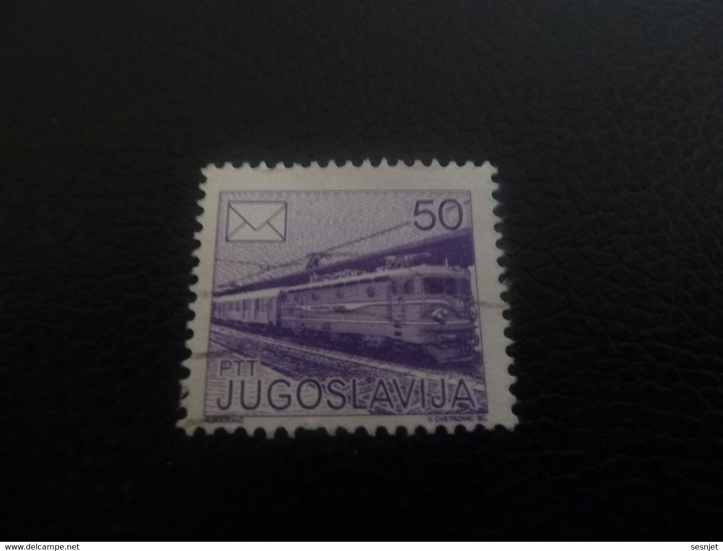 Ptt - Jugoslavija - V. Cvetrovic - Val 50 - Violet - Oblitéré - - Used Stamps