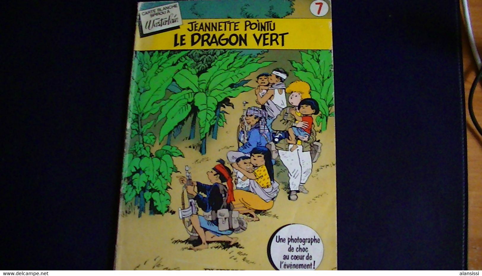 Jeannette Poitu Le Dragon Vert Première édition Souple  1983 Dupuis N° 7 Bon état - Jeannette Pointu