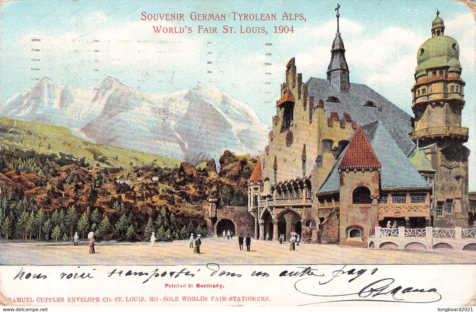 ST. LOUIS - SOUVENIR GERMAN TYROLIAN ALPS, WORLDS FAIR 1904 / P142 - St Louis – Missouri