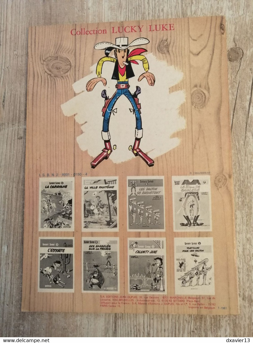 Bande Dessinée - Lucky Luke 11 - Lucky Luke Contre Joss Jamon (1981) - Lucky Luke