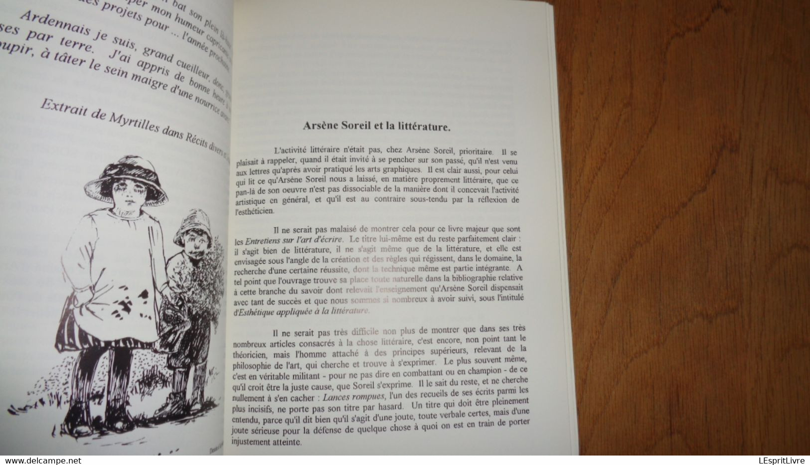 ARSENE SOREIL 1893 1993 Au Pays de Dure Ardenne Régionalisme Erezée Rendeux Auteur Ecrivain Belge Poète Wallon