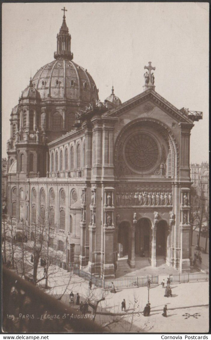 L'Église St Augustin, Paris, C.1905 - Electrophot Photo CPA - Arrondissement: 08