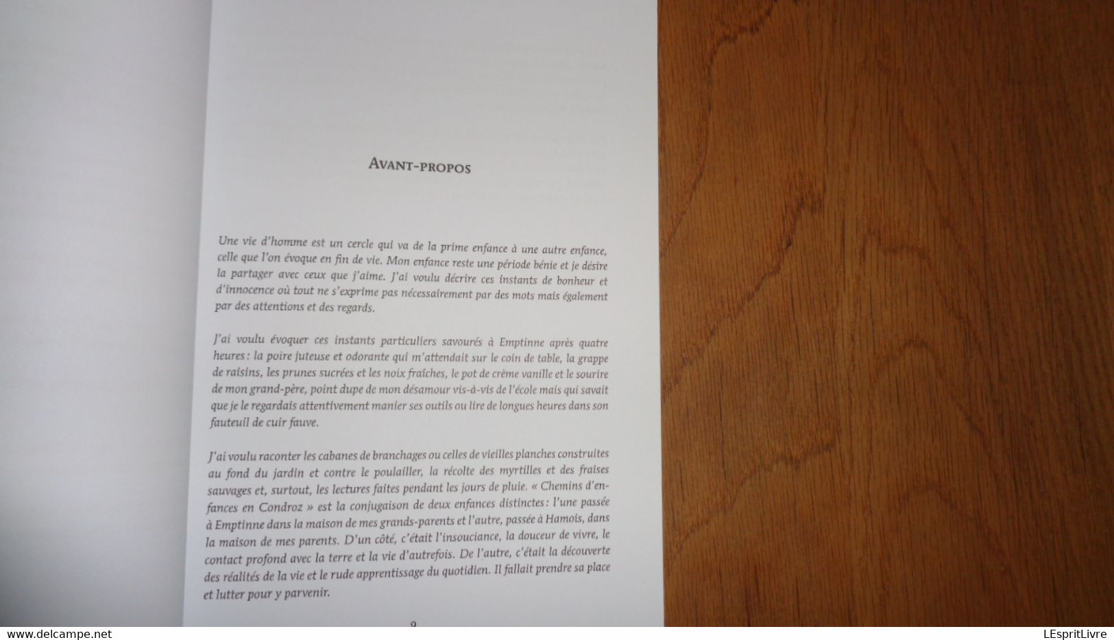 CHEMINS D' ENFANCES EN CONDROZ M Lamy Régionalisme Histoire Enfance Recit Hamois Emptinne Hubinne Toponymie - Belgique