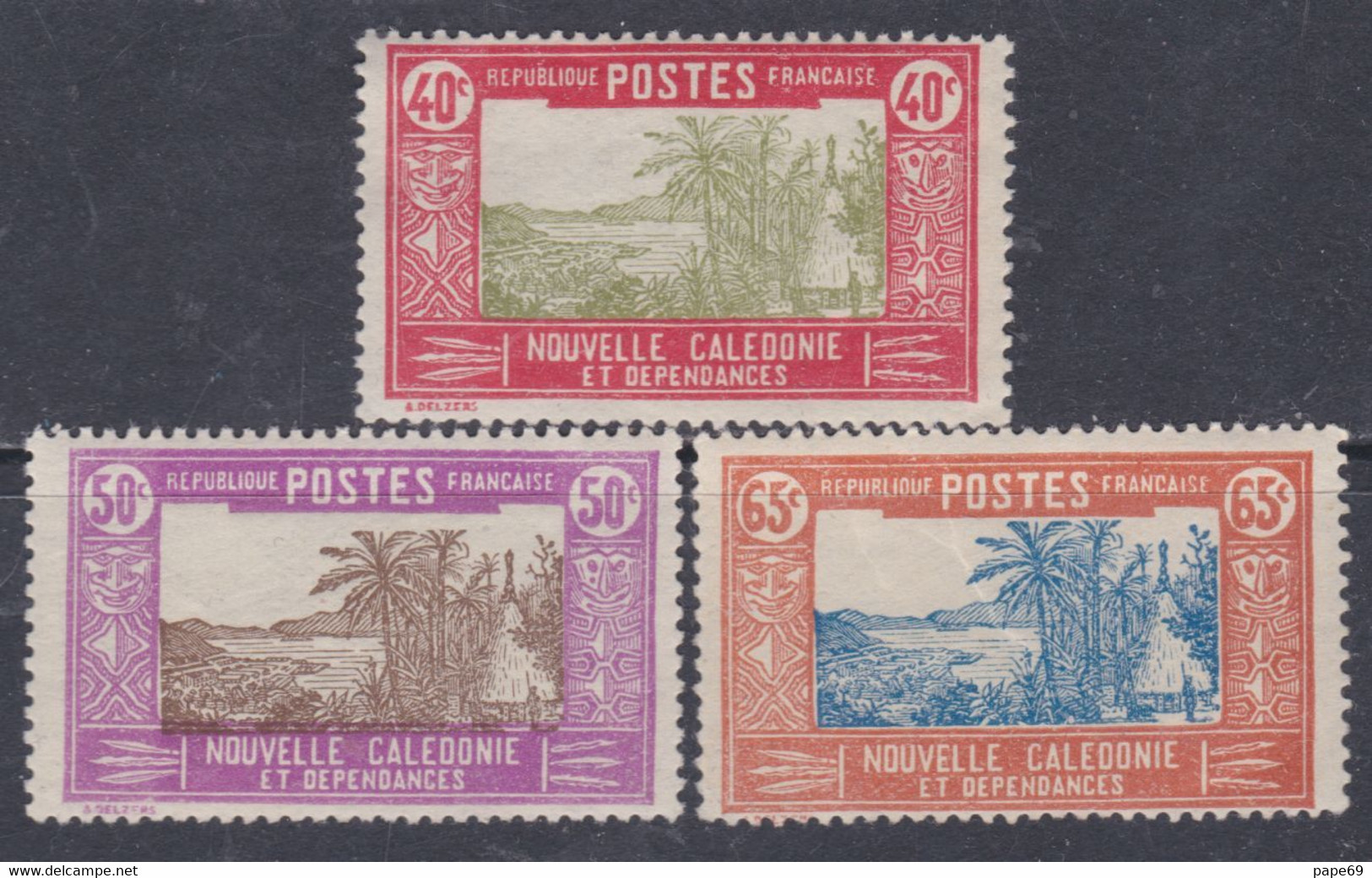 Nlle Calédonie N° 148 + 150 + 151 X Partie De Série : Les 3 Valeurs Trace De Charnière Sinon TB - Unused Stamps