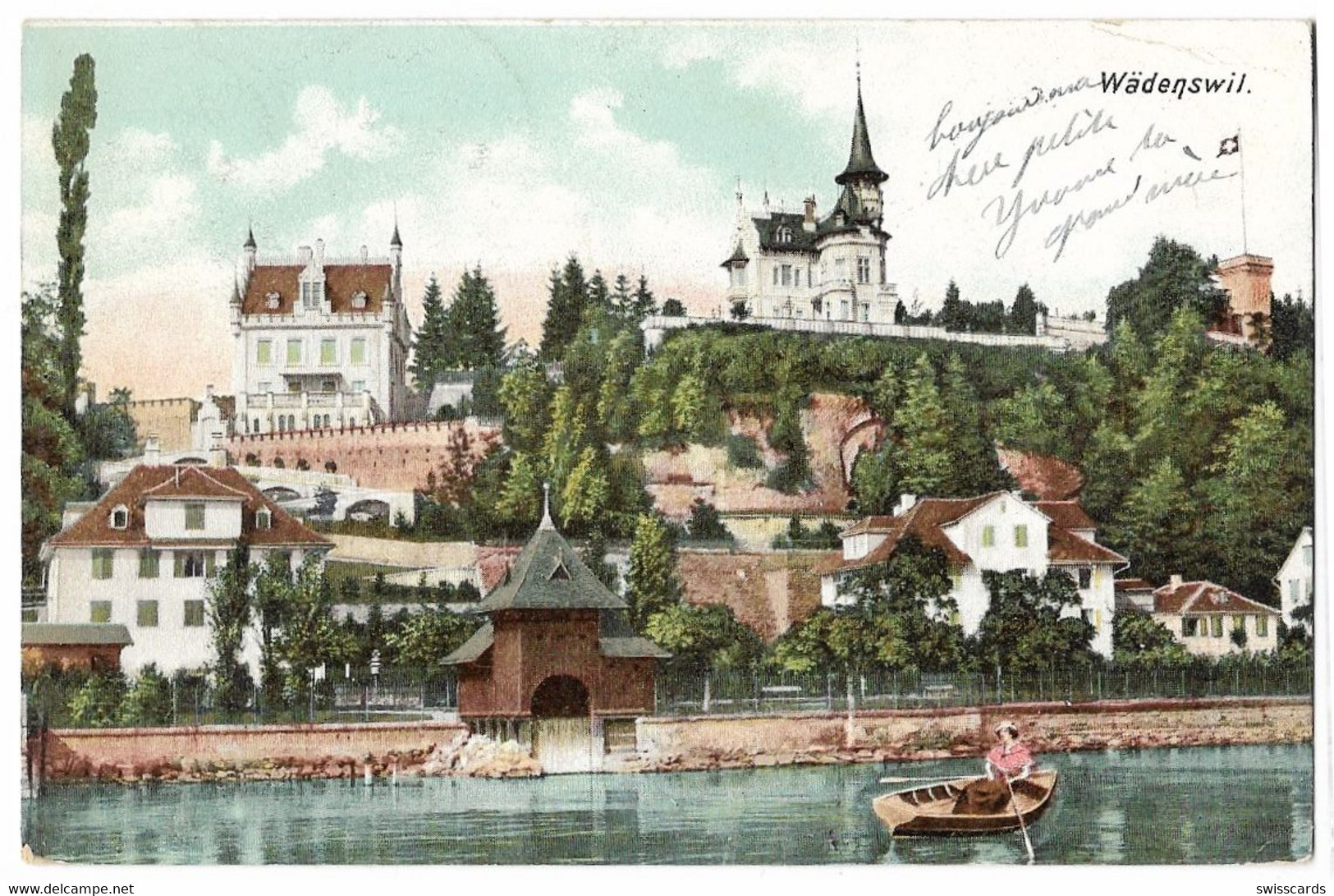 WÄDENSWIL: Villenquartier Vom Seeufer Aus 1904 - Wädenswil