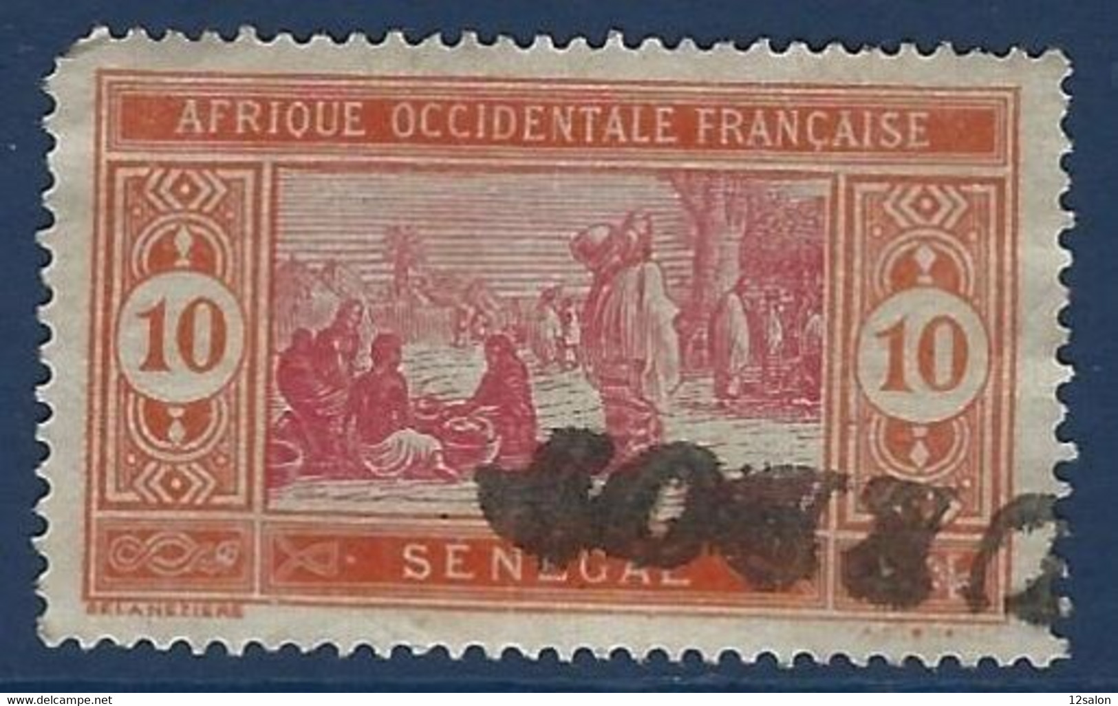 SENEGAL  N° 57 Obl  MARITIME GRIFFE LINEAIRE PAQUEBOT - Used Stamps