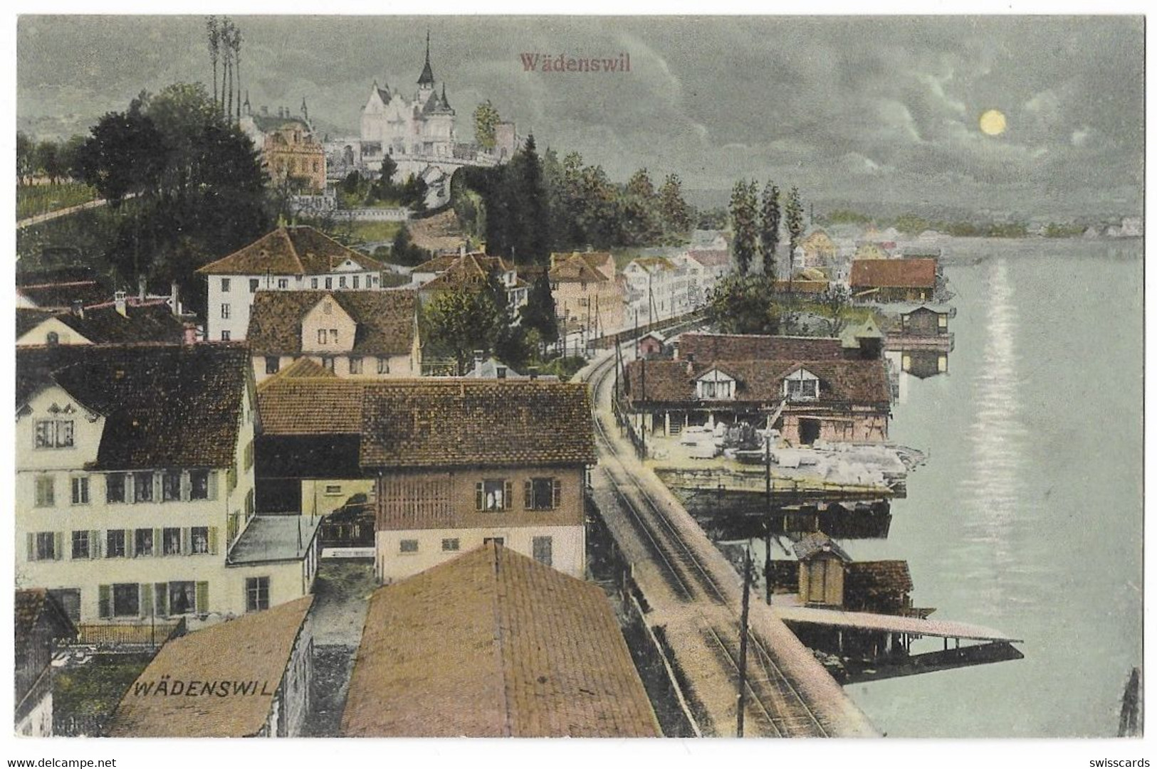 WÄDENSWIL: Industrie Im Bahnhof-/Seequartier ~1910 - Wädenswil