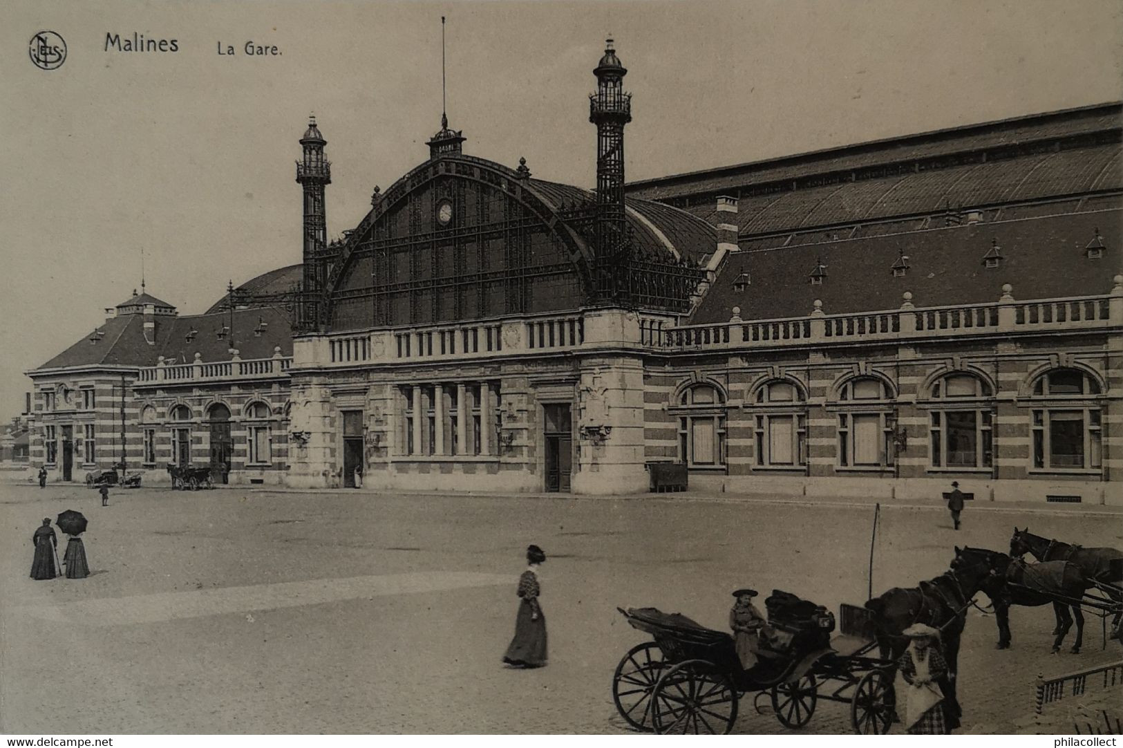 Mechelen - Malines / LA Gare (animee) 19?? - Mechelen