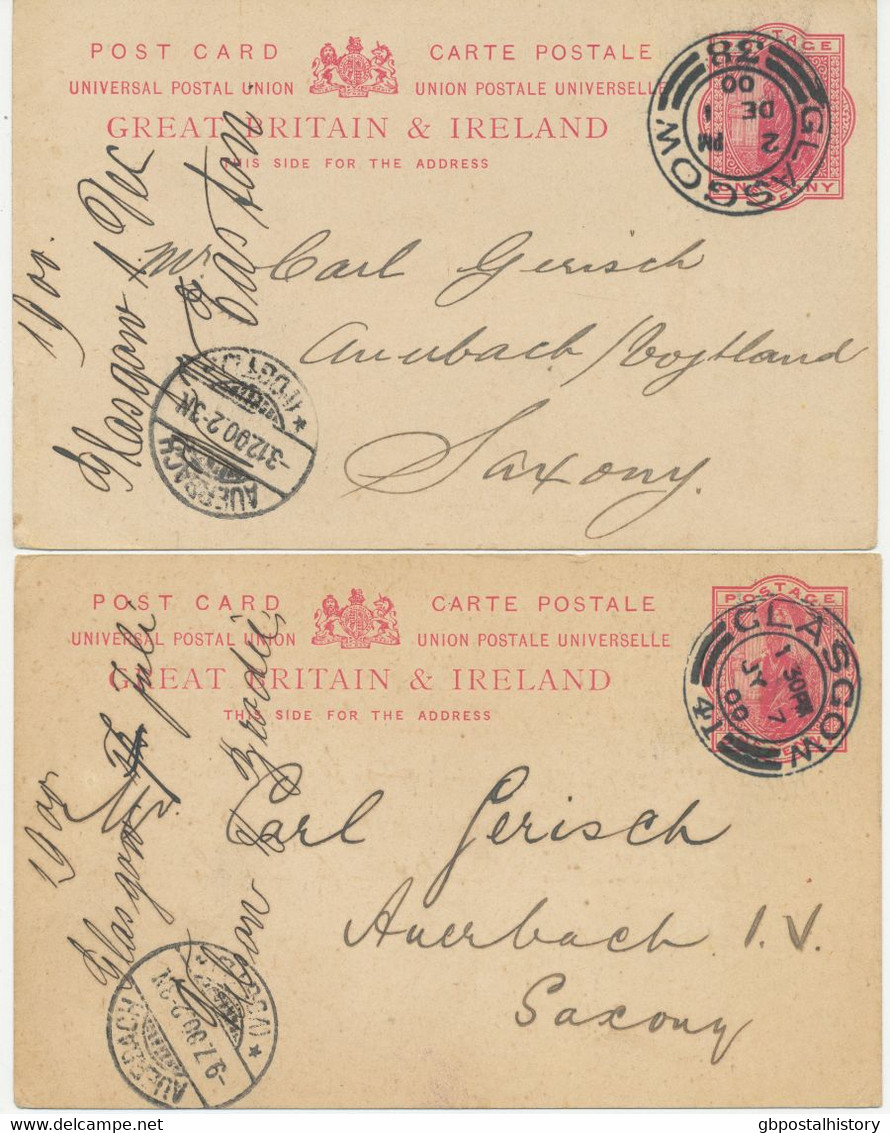 GB 1895/1902 26 Queen Victoria postal stationery envelopes/postcards/wrappers + franked covers most in very fine/superb