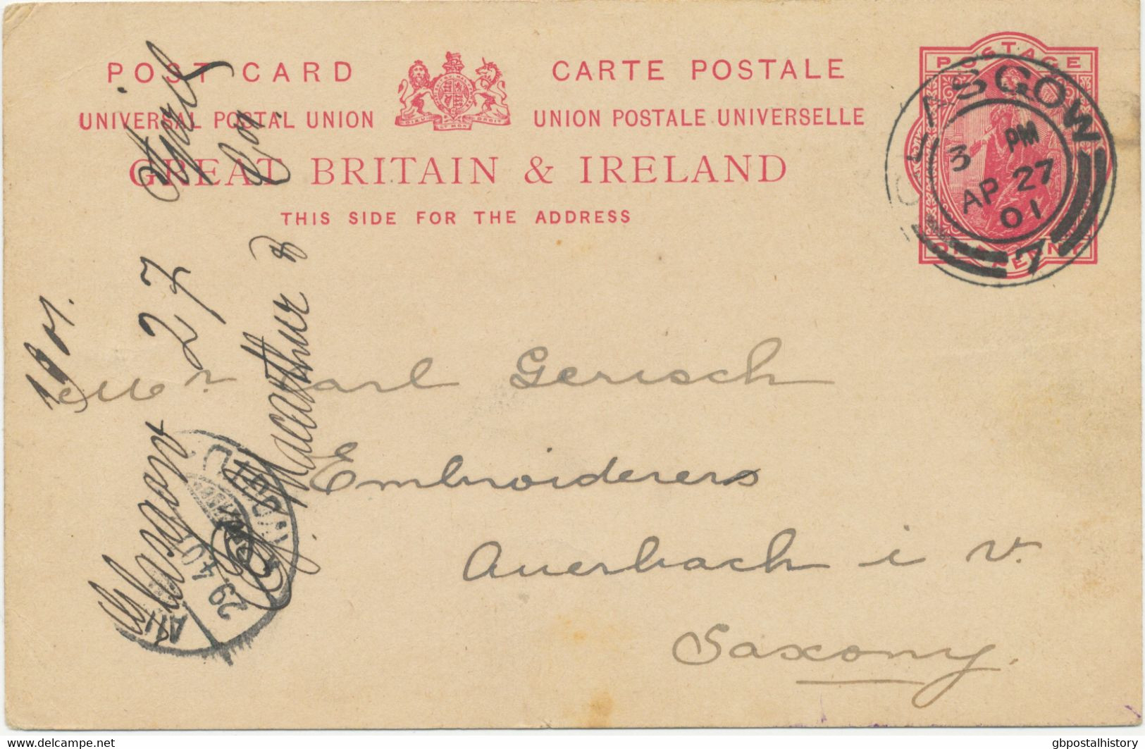 GB 1895/1902 26 Queen Victoria postal stationery envelopes/postcards/wrappers + franked covers most in very fine/superb