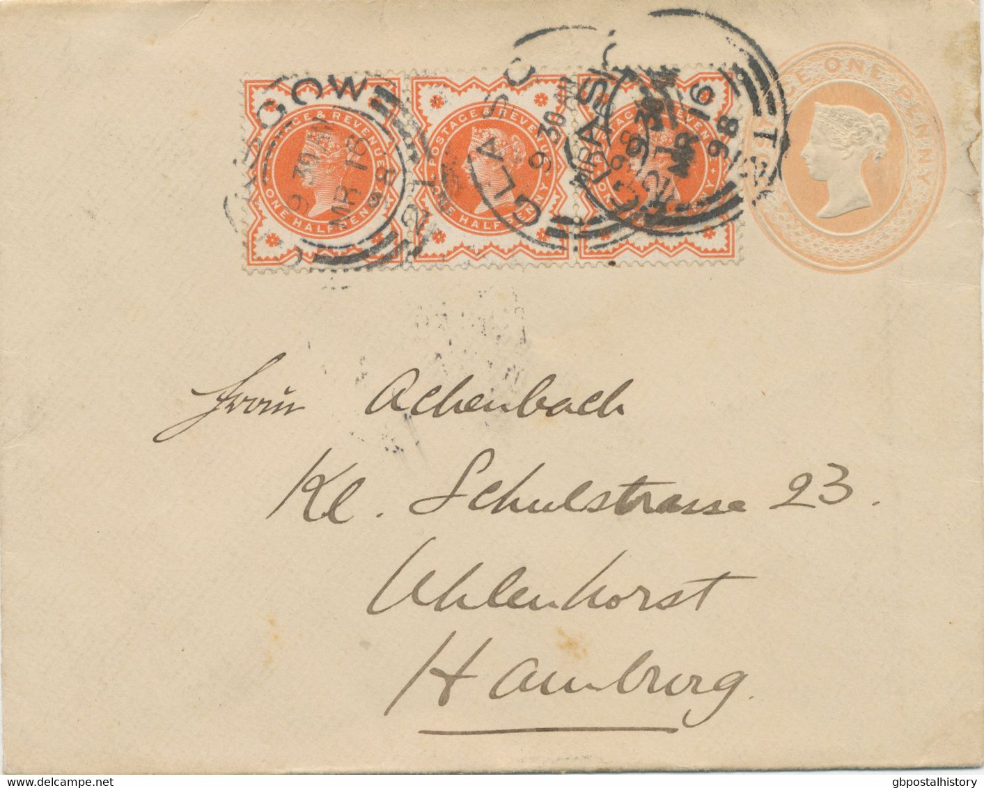 GB 1895/1902 26 Queen Victoria postal stationery envelopes/postcards/wrappers + franked covers most in very fine/superb