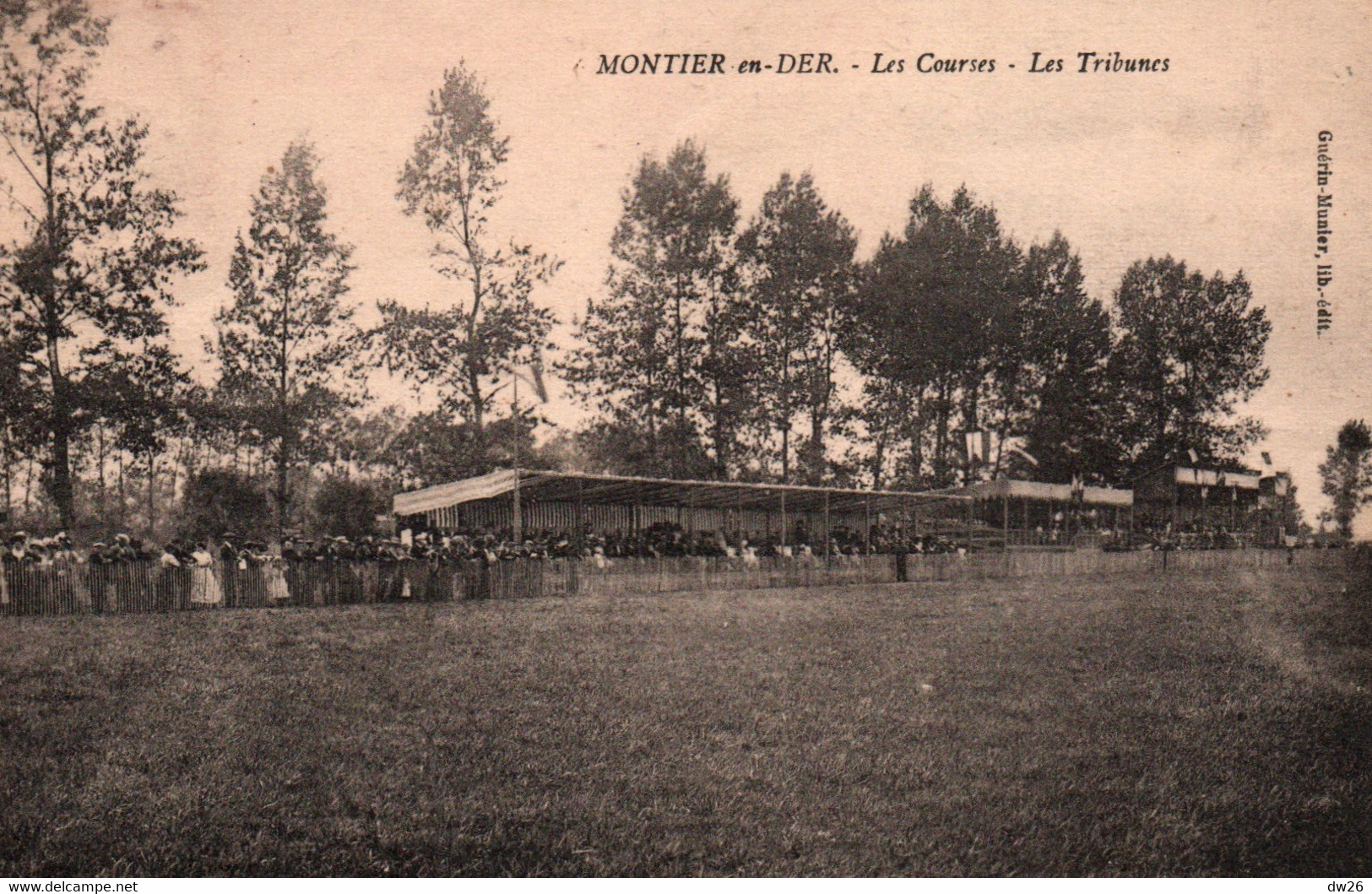 Hippisme - Montier-en-Der (Haute-Marne) Les Courses, Les Tribunes - Edition Guérin-Munier - Hípica