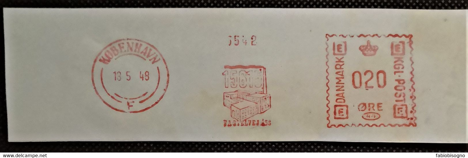 Danmark 1948 - 15615  - EMA Meter Freistempel Fragment - Macchine Per Obliterare (EMA)