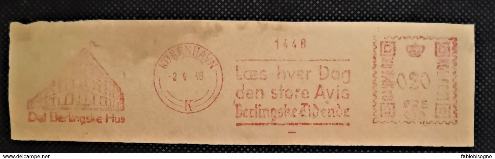 Danmark 1948 - ( Flag )  - EMA Meter Freistempel Fragment - Frankeermachines (EMA)