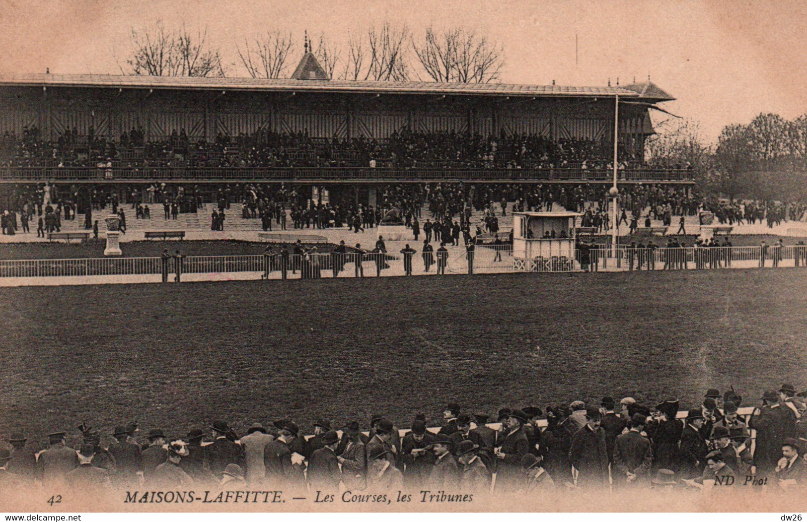 Hippisme - Maisons-Lafitte - L'Hippodrome - Les Courses, Tribunes - Carte ND Phot N° 42 - Reitsport