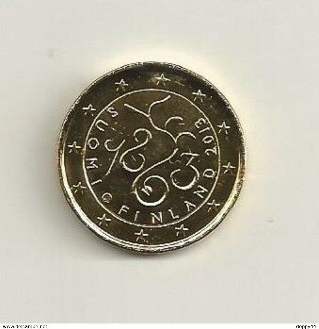 PIECE 2 EUROS FINLANDE 2013  NEUVE DOREE OR FIN 24 CARRATS  LIVREE SOUS CAPSULE. - Finnland