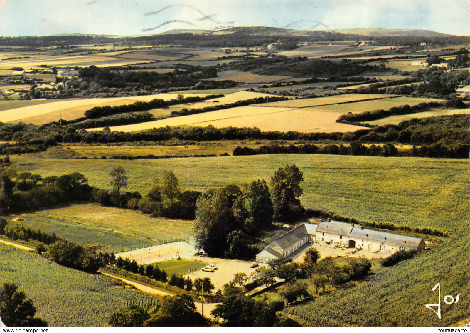 CPSM 29 PLOMODIERN BAIE DE DOUARNENEZ FERME RELAIS PORS MORVAN - Plomodiern