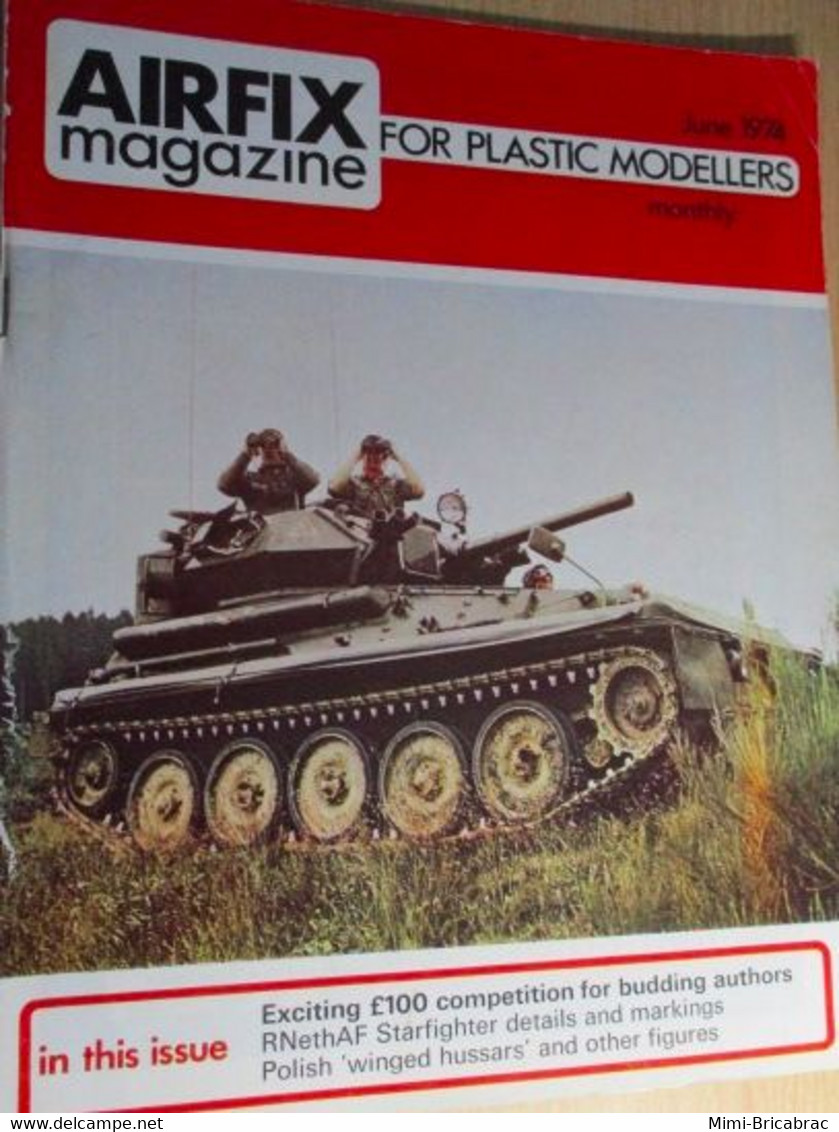 AIRFIXMAG2021 Revue Maquettisme En Anglais AIRFIX MAGAZINE De Juin 1974 , TBE , Sommaire En Photo 3 - Groot-Britannië