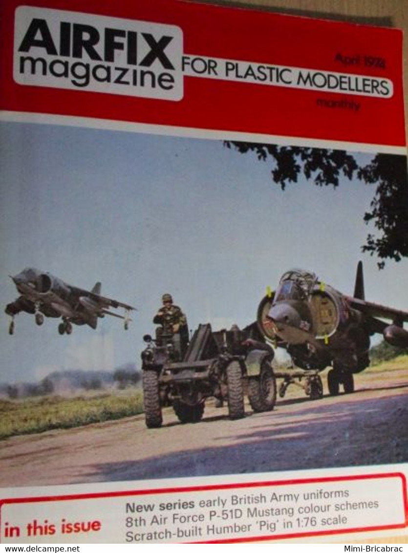 AIRFIXMAG2021 Revue Maquettisme En Anglais AIRFIX MAGAZINE De Avril 1974 , TBE , Sommaire En Photo 3 - Gran Bretagna