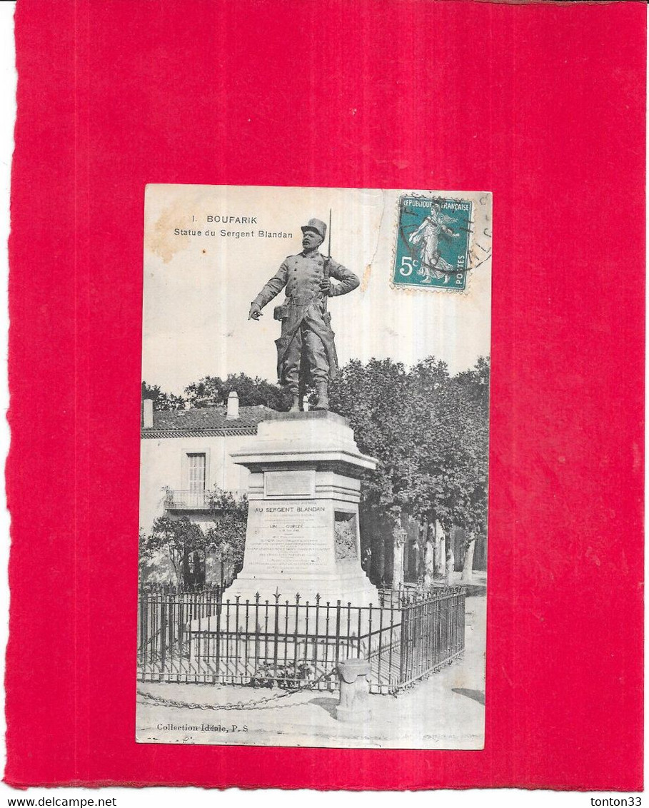 BOUFARIK - ALGERIE - Statue Du Sergent Blandan - 004 - - Altri & Non Classificati