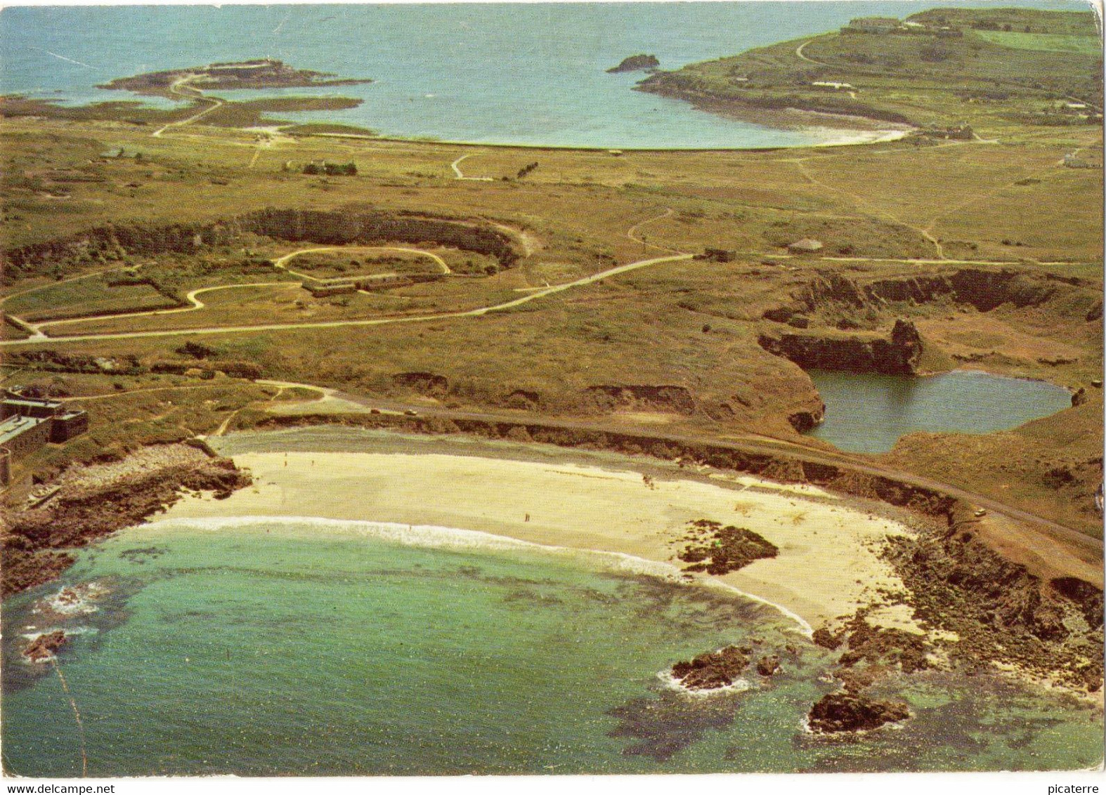 Alderney-Aerial View Of Corblets Bay - C1970-  (Airviews  C/N 6649) -ile Aurigny - Alderney