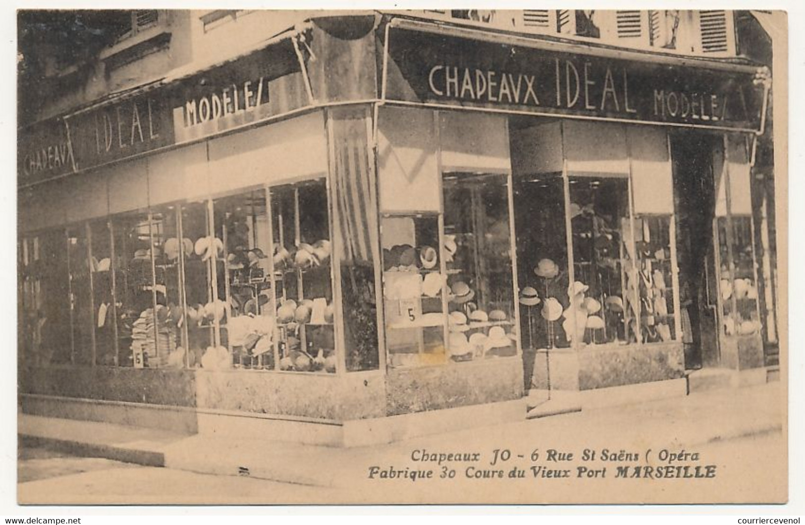 CPA - MARSEILLE (B Du R) - Chapeaux JO - (Idéal) - 6 Rue St Saens, Opéra, Marseille - Canebière, Stadtzentrum